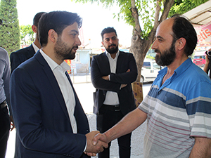 AK Parti Konya Milletvekili Adayı Zeren esnafı ziyaret etti