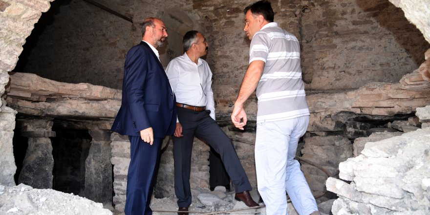 Sille Subaşı hamamı restore ediliyor