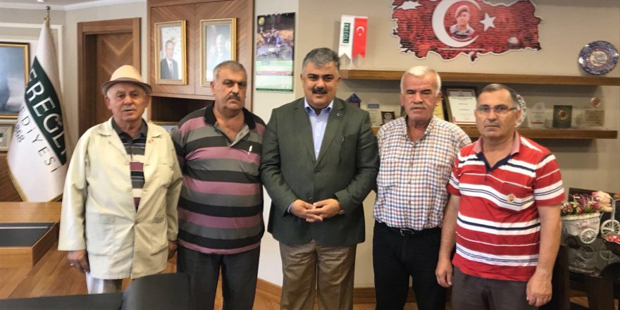 Emekliler Derneği’nden teşekkür ziyareti