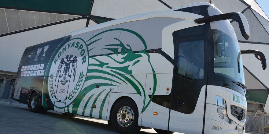 Konyaspor otobüsüne yeni giydirme yapıldı!