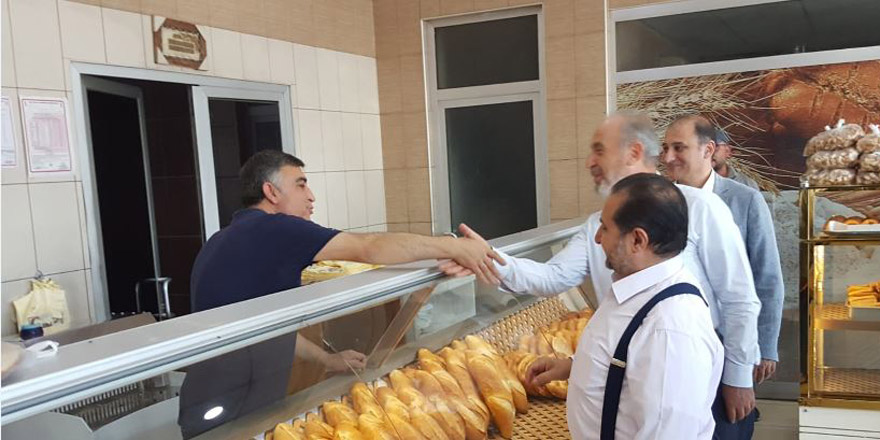 Hacı Ahmet Özdemir’den Meram esnafına ziyaret