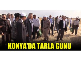 Konyada tarla gününde çiftçiler bilgilendirildi