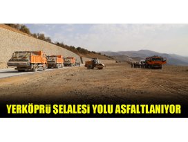 Yerköprü Şelalesi yolu asfaltlanıyor