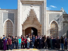 Konya gezisi engellileri çok mutlu etti