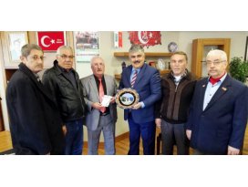 Gazilerden Başkan Özgüven’e ziyaret