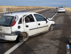 Konyada otomobil takla attı: 1 yaralı