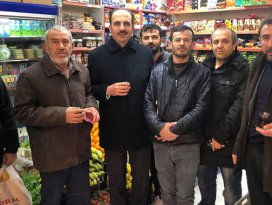 Başkan Altay’dan esnaf ziyareti