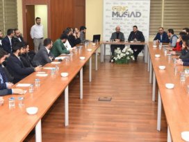Başkan Pekyatırmacı, genç iş adamlarıyla buluştu