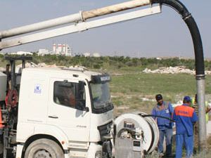 Kanalizasyon Şebeke temizliği devam ediyor