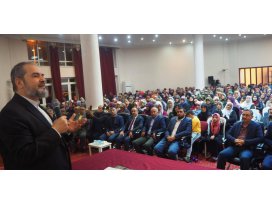 Abdurrahman Büyükkörükçü, Bozkırda konferans verdi