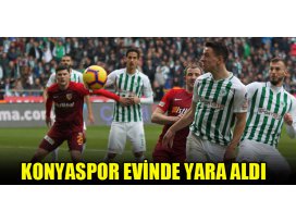 Konyaspor evinde yara aldı!