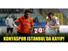 Konyaspor İstanbulda kayıp! Başakşehir 2-0 Konyaspor
