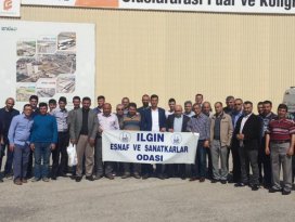 Ilgın Esnaf Odası üyelerini fuara götürdü