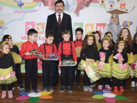 Kılca, öğrencilerin 23 Nisan coşkusuna ortak oldu