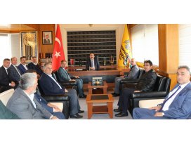 Esnaf odaları Başkan Altay’ı ziyaret etti