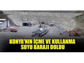 Konyanın içme ve kullanma suyu barajı doldu
