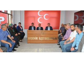Başkan Akkaya ve AK Parti’den MHP’ye teşekkür ziyareti