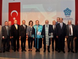 NEÜ’den Mustafa Sonay Gürgen’e fahri doktora unvanı verildi