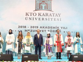 KTO Karatay Üniversitesinde mezuniyet coşkusu yaşandı