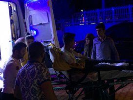 Otomobil ile elektrikli bisiklet çarpıştı: 1 yaralı