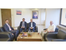 Uslu ve Yazlık’tan MEDAŞ’a ziyaret