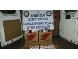 Kayseri’de kaçak akaryakıt ve makaron operasyonu