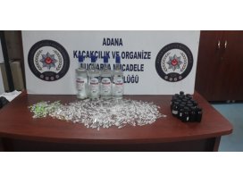 Adana’da kaçak içki operasyonu