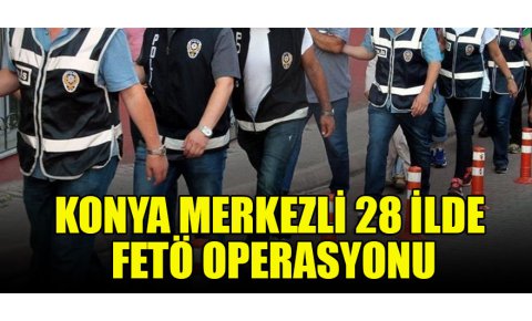 Konyada FETÖ operasyonu: 5 gözaltı