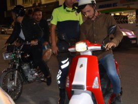 Ereğli’de polisten motosiklet uygulaması