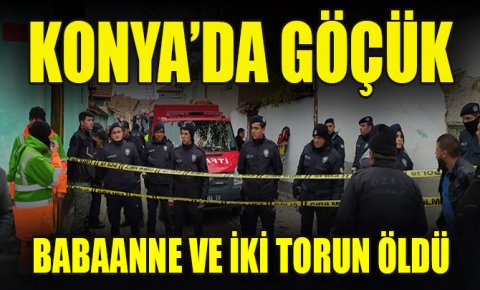 Konyada 2 katlı kerpiç binada göçük! 3 ölü
