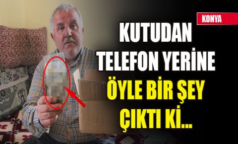 Kutudan telefon yerine öyle bir şey çıktı ki...
