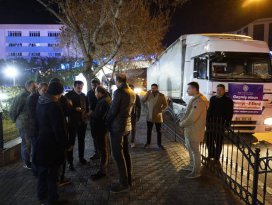 Seydişehirden Elazığa 6 tır yardım malzemesi
