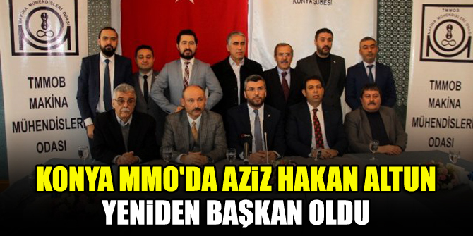 Makine Mühendisleri odasında Aziz Hakan Altun Başkan oldu