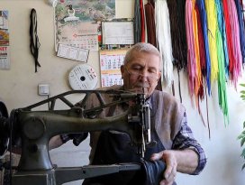 Çankırıda 59 yıldır ayakkabılara hayat veriyor