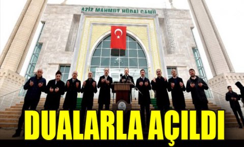 Konya’da Aziz Mahmut Hüdai Camisi açıldı