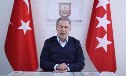 Akar: Bahar Kalkanı Harekatında 2557 rejim unsuru etkisiz hale getirildi