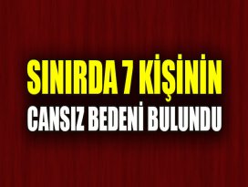 Van Valiliği: İran sınırında 7 kişinin cansız bedeni bulundu