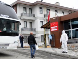 Ukrayna ve Özbekistandan gelenler yurtlara yerleştirildi