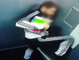 Sosyal medyada tepki çeken asansör görüntüleri
