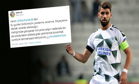 Konyasporlu Selim Aydan örnek davranış