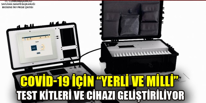 Covid-19 için “yerli ve milli” test kitleri ve cihazı geliştiriliyor