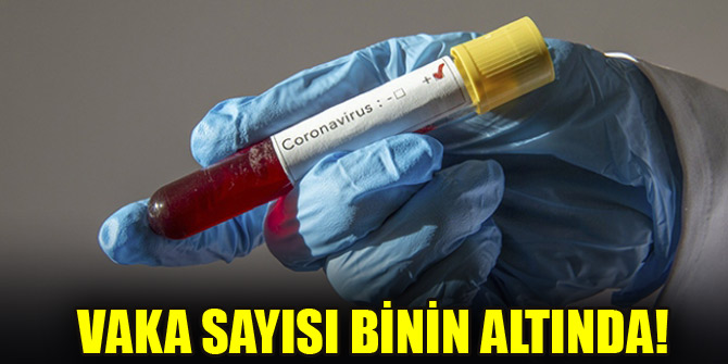 Vaka sayısı binin altında!