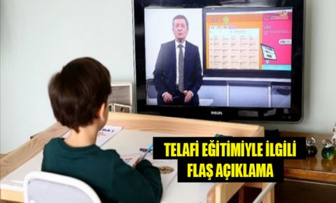 Selçuktan telafi eğitimi ile ilgili flaş açıklama