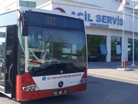 Konyada sağlıkçılara ücretsiz ulaşım ve otoparkta süre uzatıldı
