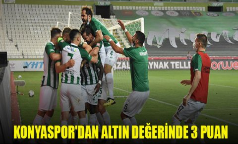 Konyaspora uzatmalarda altın değerinde 3 puan