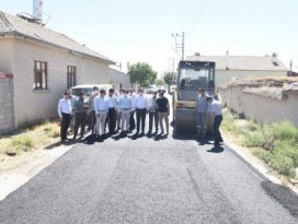Başkan Kılca, asfaltlama çalışmalarını inceledi