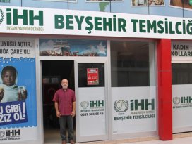 İHH Beyşehir Temsilciliği yeni yerinde hizmet vermeye başladı