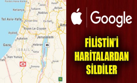 Hamas’tan, Filistin’i haritalardan “silen” Google ve Apple’a tepki!