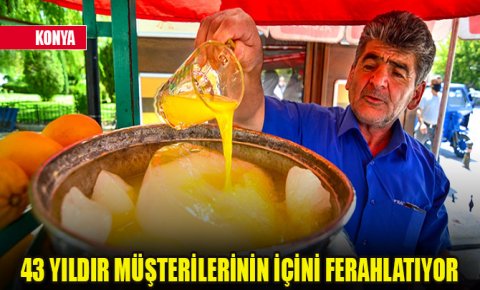 Limonatasıyla 43 yıldır müşterilerinin içini ferahlatıyor