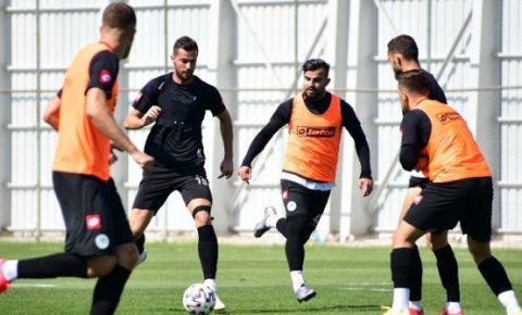 Konyaspor taktik çalıştı